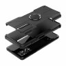 Чехол Armor Shockproof Ring Holder для Tecno Pova 2 (черный)