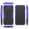 Чехол Hybrid Armor для iPhone 8 / iPhone 7 / iPhone SE (2020) / iPhone SE (2022) (черный + фиолетовый)