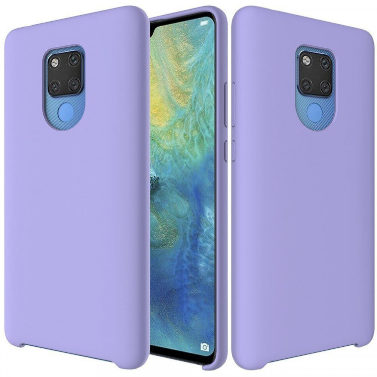 Силиконовый чехол Mobile Shell для Huawei Mate 20X (фиолетовый)