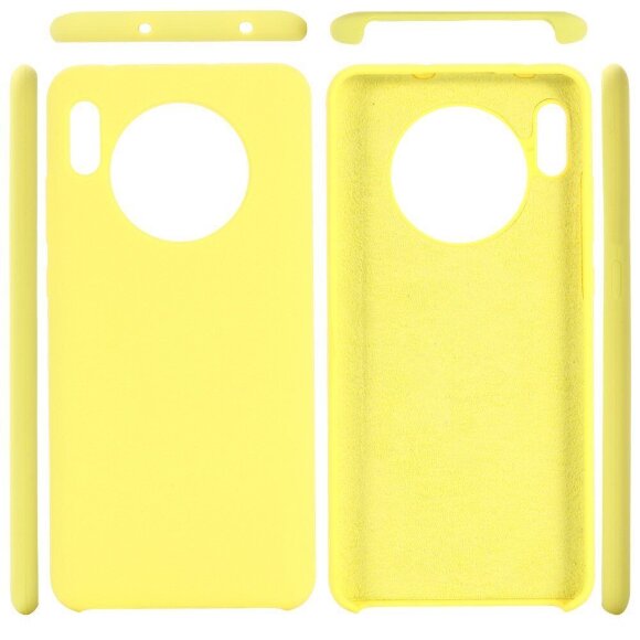 Силиконовый чехол Mobile Shell для Huawei Mate 30 Pro (желтый)