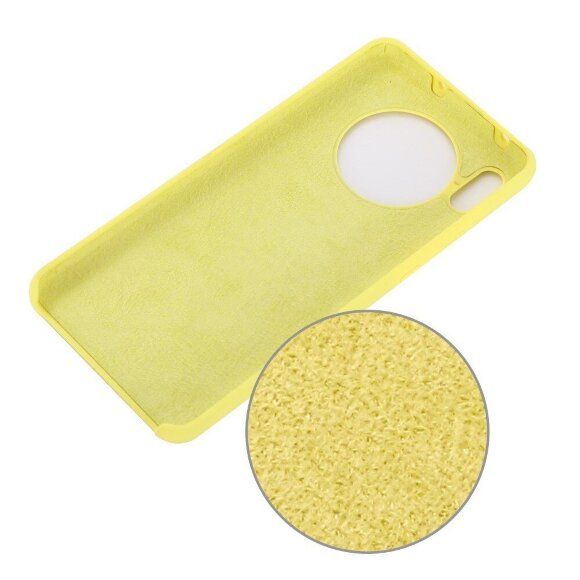 Силиконовый чехол Mobile Shell для Huawei Mate 30 Pro (желтый)