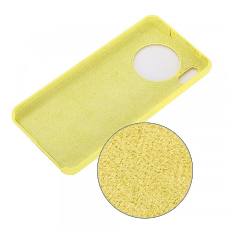 Силиконовый чехол Mobile Shell для Huawei Mate 30 Pro (желтый)