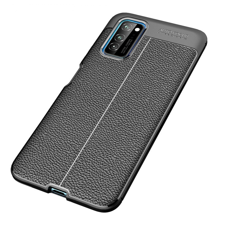 Чехол-накладка Litchi Grain для Honor V30 / Honor View 30 Pro (черный)