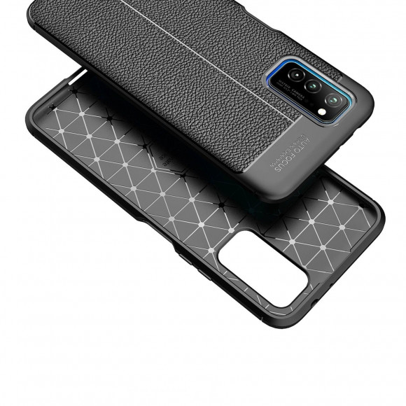 Чехол-накладка Litchi Grain для Honor V30 / Honor View 30 Pro (черный) Чехол-накладка Litchi Grain для Honor V30 / Honor View 30 Pro (черный)