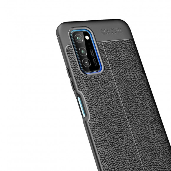 Чехол-накладка Litchi Grain для Honor V30 / Honor View 30 Pro (черный) Чехол-накладка Litchi Grain для Honor V30 / Honor View 30 Pro (черный)