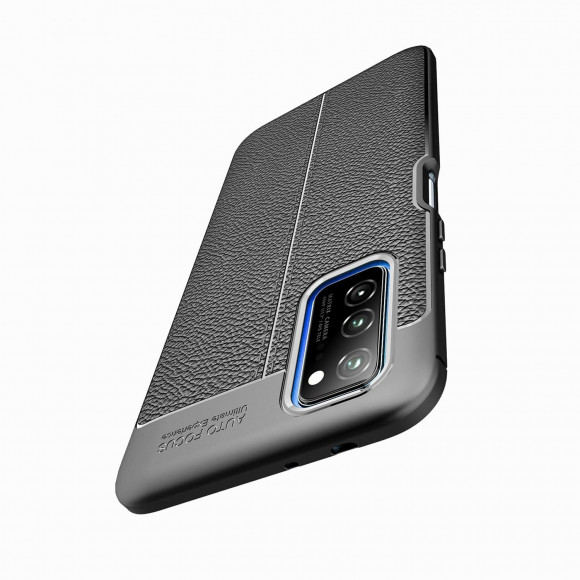 Чехол-накладка Litchi Grain для Honor V30 / Honor View 30 Pro (черный) Чехол-накладка Litchi Grain для Honor V30 / Honor View 30 Pro (черный)