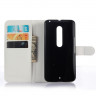 Чехол с визитницей для Motorola Moto X Style (белый)