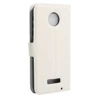 Чехол с визитницей для Motorola Moto Z Force (белый)