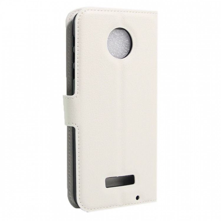 Чехол с визитницей для Motorola Moto Z Force (белый)