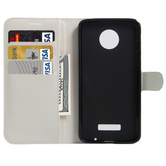 Чехол с визитницей для Motorola Moto Z Force (белый) Чехол с визитницей для Motorola Moto Z Force (белый)