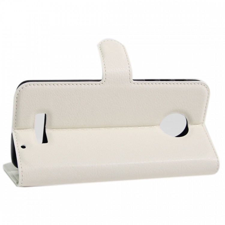 Чехол с визитницей для Motorola Moto Z Force (белый)