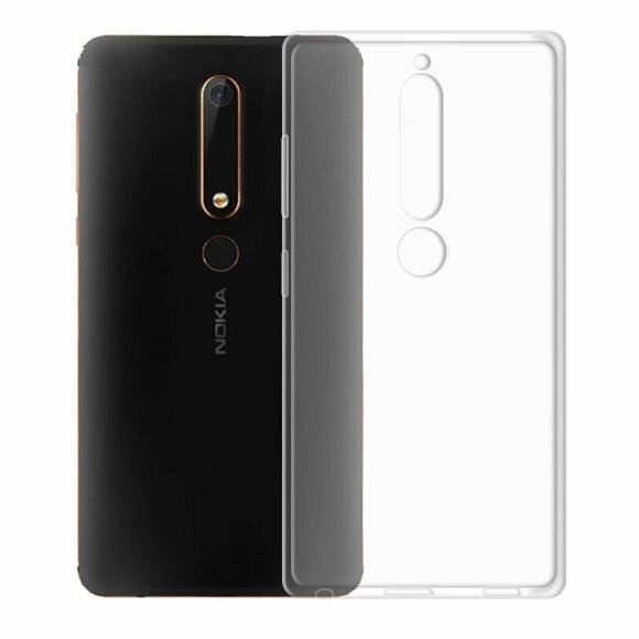 Силиконовый TPU чехол для Nokia 6 (2018) / Nokia 6.1