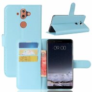 Чехол с визитницей для Nokia 8 Sirocco (голубой)