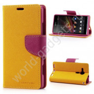 Чехол Mercury для Sony Xperia SP / M35h (желтый) Чехол Mercury для Sony Xperia SP / M35h (желтый)