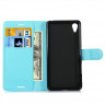 Чехол с визитницей для Sony Xperia X Performance (голубой)