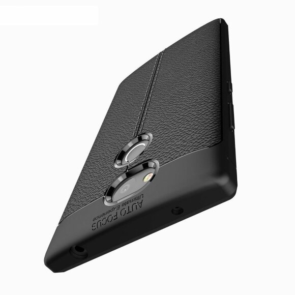 Чехол-накладка Litchi Grain для Sony Xperia L2 (черный) Чехол-накладка Litchi Grain для Sony Xperia L2 (черный)