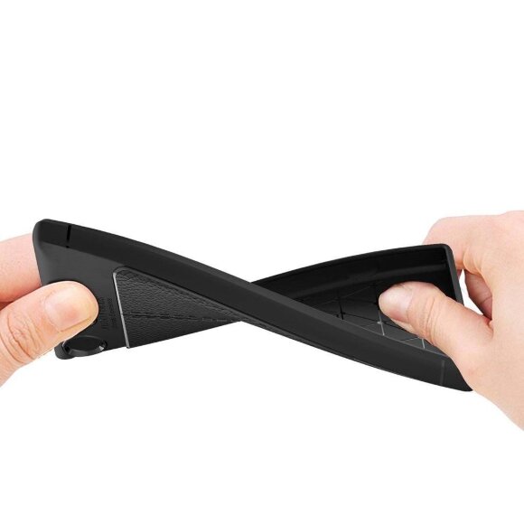 Чехол-накладка Litchi Grain для Sony Xperia XZ1 Compact (серый) Чехол-накладка Litchi Grain для Sony Xperia XZ1 Compact (серый)