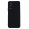 Силиконовый чехол Mobile Shell для Poco F4 (черный)