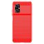 Чехол-накладка Carbon Fibre для Xiaomi Poco M4 5G Global (красный)