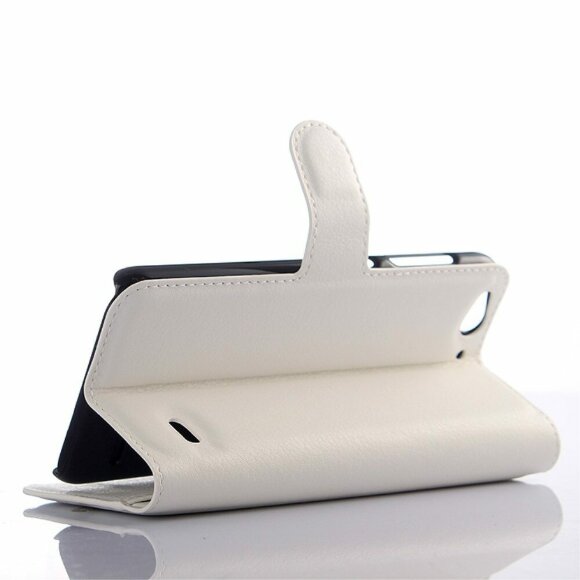 Чехол с визитницей для ZTE Blade S6 (белый)