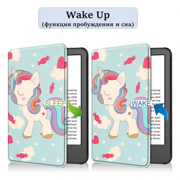 Чехол Smart Case для All-new Kindle (2022 release) / Kindle Paperwhite 11th - 6 дюймов (Unicorn) Чехол Smart Case для All-new Kindle (2022 release) / Kindle Paperwhite 11th - 6 дюймов (Unicorn)