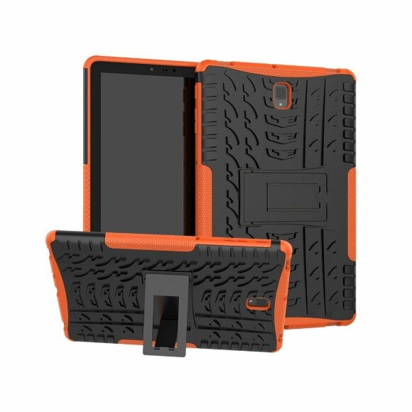 Чехол Hybrid Armor для Samsung Galaxy Tab S4 10.5 SM-T830 / SM-T835 (черный + оранжевый)
