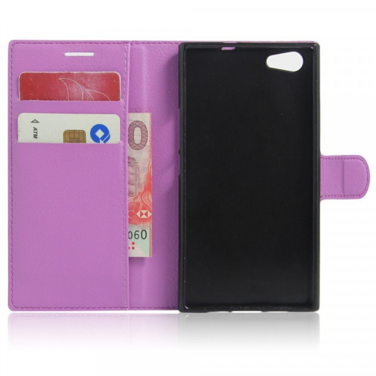 Чехол с визитницей для DOOGEE Y300 (фиолетовый)