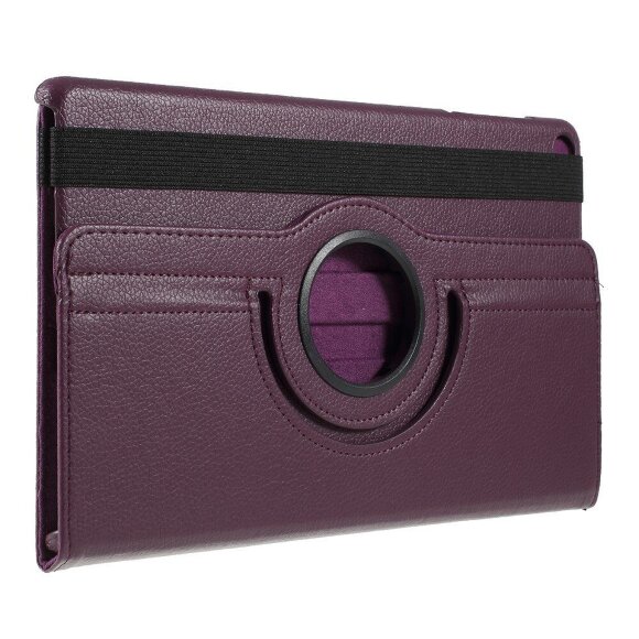 Поворотный чехол для Samsung Galaxy Tab A 10.1 (2019) SM-T510 / SM-T515 (фиолетовый) Поворотный чехол для Samsung Galaxy Tab A 10.1 (2019) SM-T510 / SM-T515 (фиолетовый)