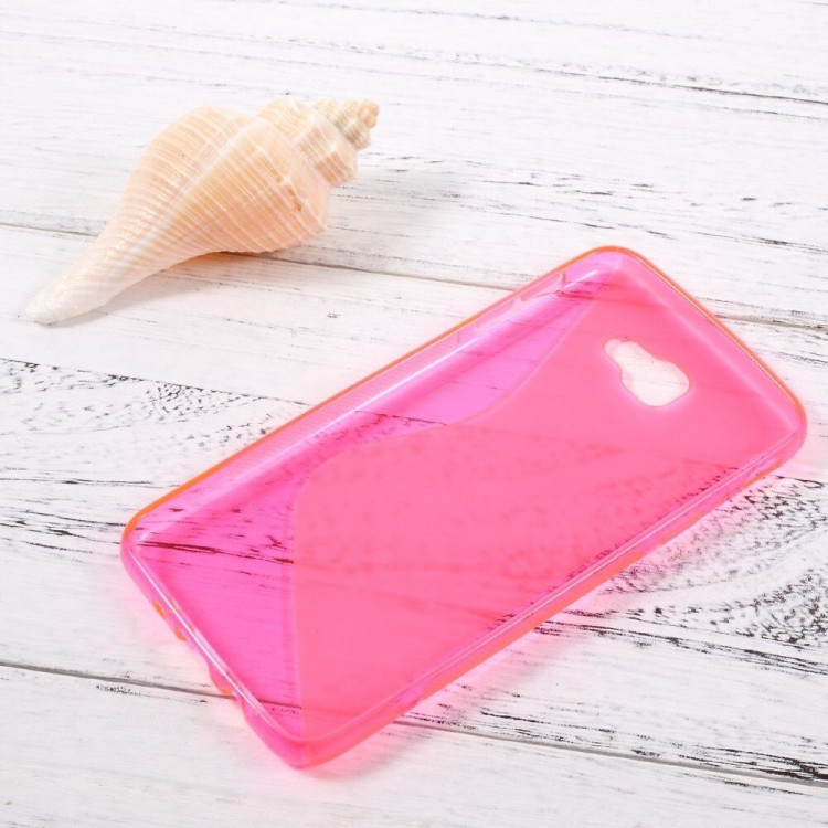 Нескользящий чехол для Samsung Galaxy J5 Prime SM-G570F (малиновый)