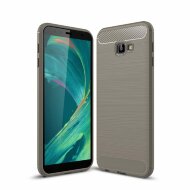 Чехол-накладка Carbon Fibre для Samsung Galaxy J4+ (Plus) (серый) Чехол-накладка Carbon Fibre для Samsung Galaxy J4+ (Plus) (серый)