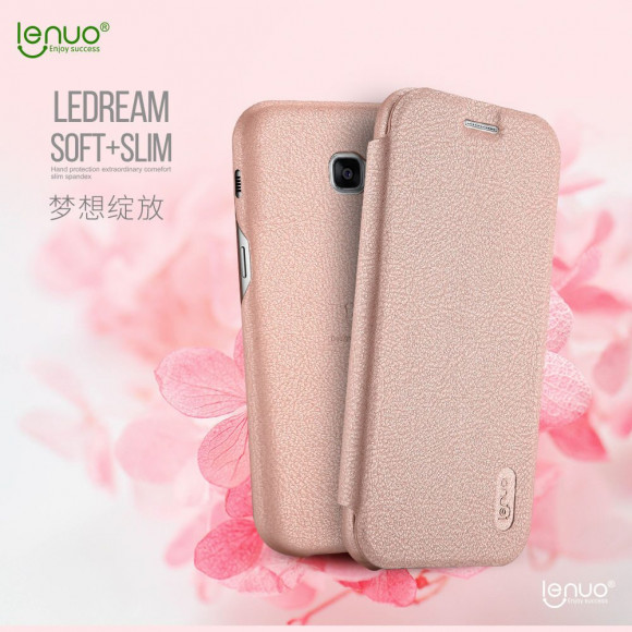 Чехол LENUO для Samsung Galaxy A5 (2017) SM-A520F (розовый)