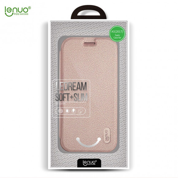 Чехол LENUO для Samsung Galaxy A5 (2017) SM-A520F (розовый)