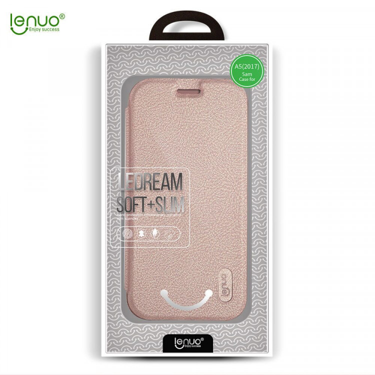Чехол LENUO для Samsung Galaxy A5 (2017) SM-A520F (розовый)