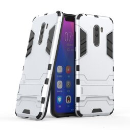 Чехол Duty Armor для Xiaomi Pocophone F1 / Poco F1 (серебряный)