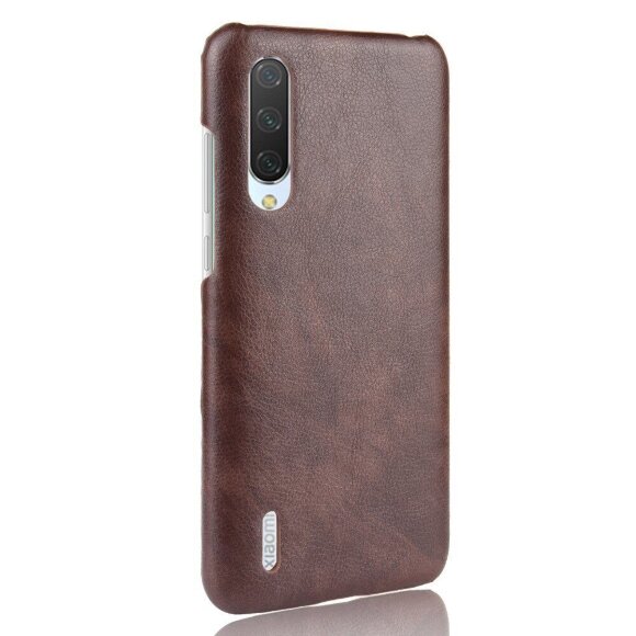 Кожаная накладка-чехол для Xiaomi Mi CC9 / Xiaomi Mi 9 Lite (коричневый) Кожаная накладка-чехол для Xiaomi Mi CC9 / Xiaomi Mi 9 Lite (коричневый)