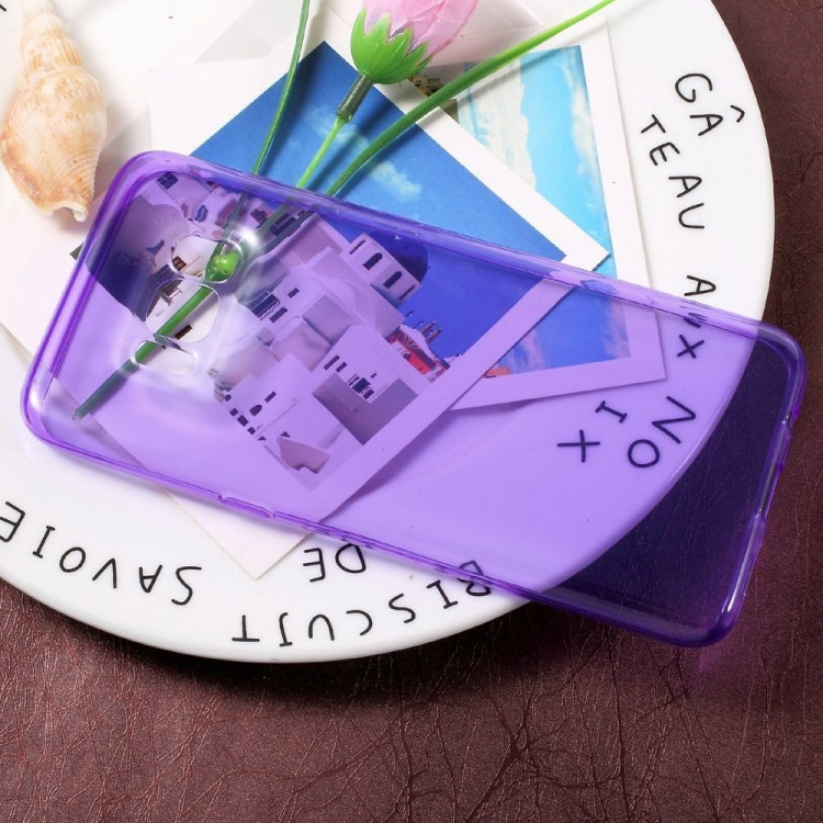 Силиконовый TPU чехол для Samsung Galaxy S8 (фиолетовый)