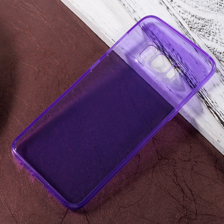 Силиконовый TPU чехол для Samsung Galaxy S8 (фиолетовый)