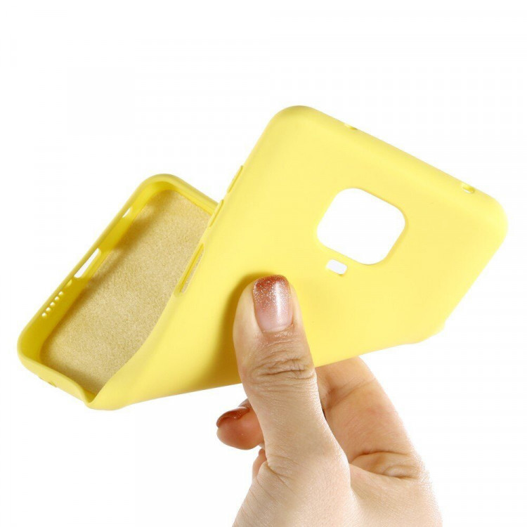 Силиконовый чехол Mobile Shell для Redmi Note 9S / Note 9 Pro / Note 9 Pro Max (желтый)