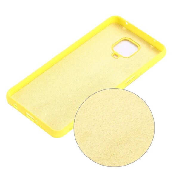 Силиконовый чехол Mobile Shell для Redmi Note 9S / Note 9 Pro / Note 9 Pro Max (желтый)