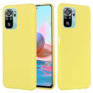 Силиконовый чехол Mobile Shell для Xiaomi Redmi Note 10 / Redmi Note 10S / Poco M5S (желтый)