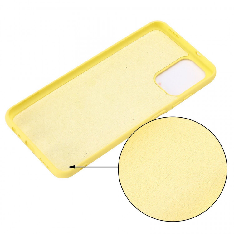 Силиконовый чехол Mobile Shell для Xiaomi Redmi Note 10 / Redmi Note 10S / Poco M5S (желтый)