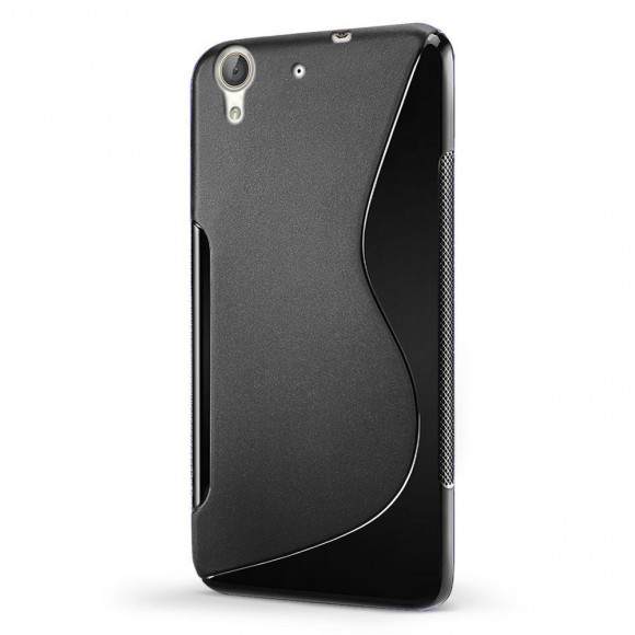 Нескользящий чехол для Huawei Y6 II (черный) Нескользящий чехол для Huawei Y6 II (черный)