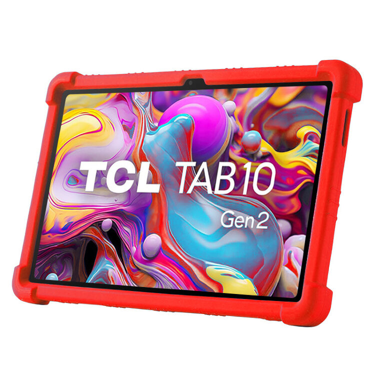 Силиконовый чехол для TCL TAB 10 Gen 2, 8496G, 8196G (красный)