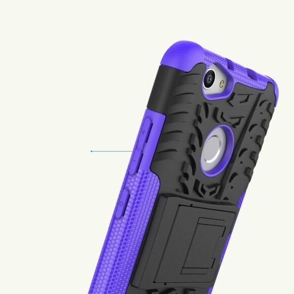 Чехол Hybrid Armor для Huawei Nova (черный + фиолетовый)