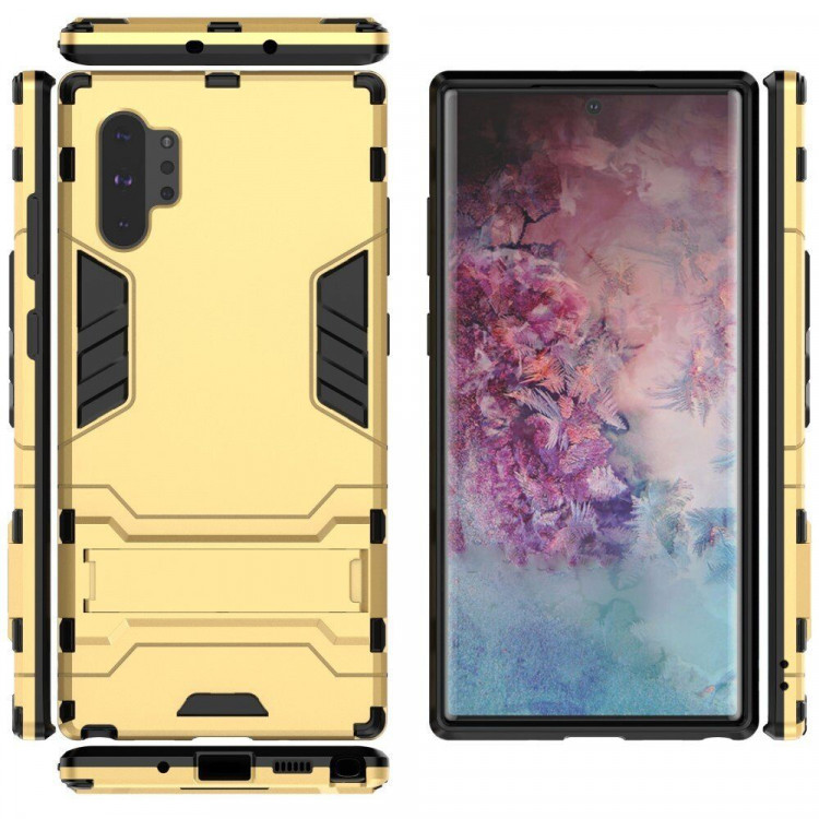 Чехол Duty Armor для Samsung Galaxy Note 10+ (Plus) (золотой)
