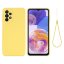 Силиконовый чехол Mobile Shell для Samsung Galaxy A23 4G (желтый)