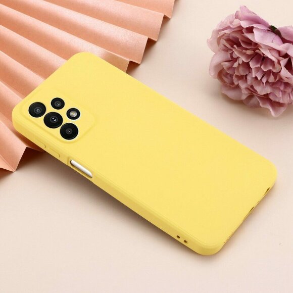 Силиконовый чехол Mobile Shell для Samsung Galaxy A23 4G (желтый) Силиконовый чехол Mobile Shell для Samsung Galaxy A23 4G (желтый)