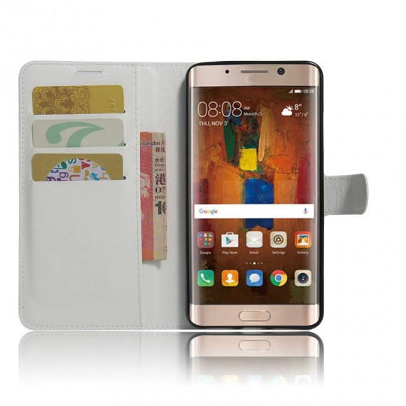 Чехол с визитницей для Huawei Mate 9 Pro (белый) Чехол с визитницей для Huawei Mate 9 Pro (белый)