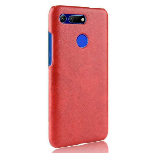 Кожаная накладка-чехол Litchi Texture для Huawei Honor View 20 (красный) Кожаная накладка-чехол Litchi Texture для Huawei Honor View 20 (красный)