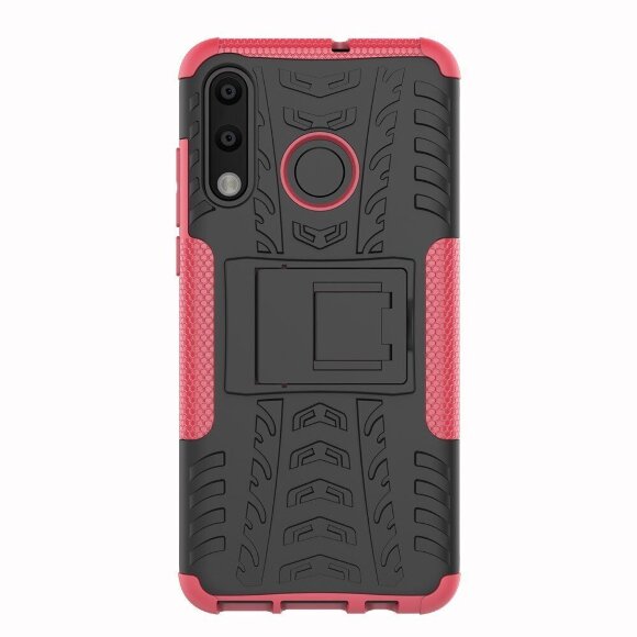 Чехол Hybrid Armor для Huawei P30 Lite / Huawei nova 4e / Honor 20S (MAR-LX1H) (черный + розовый) Чехол Hybrid Armor для Huawei P30 Lite / Huawei nova 4e / Honor 20S (MAR-LX1H) (черный + розовый)